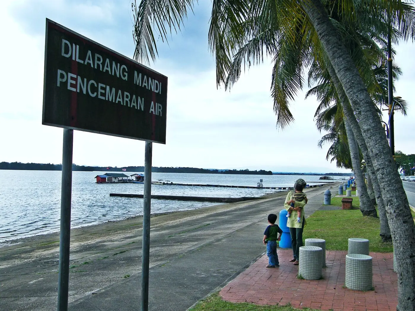 Seafront walkway at Danga Bay, Johor Bahru